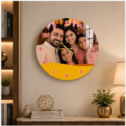Round Splash Clock