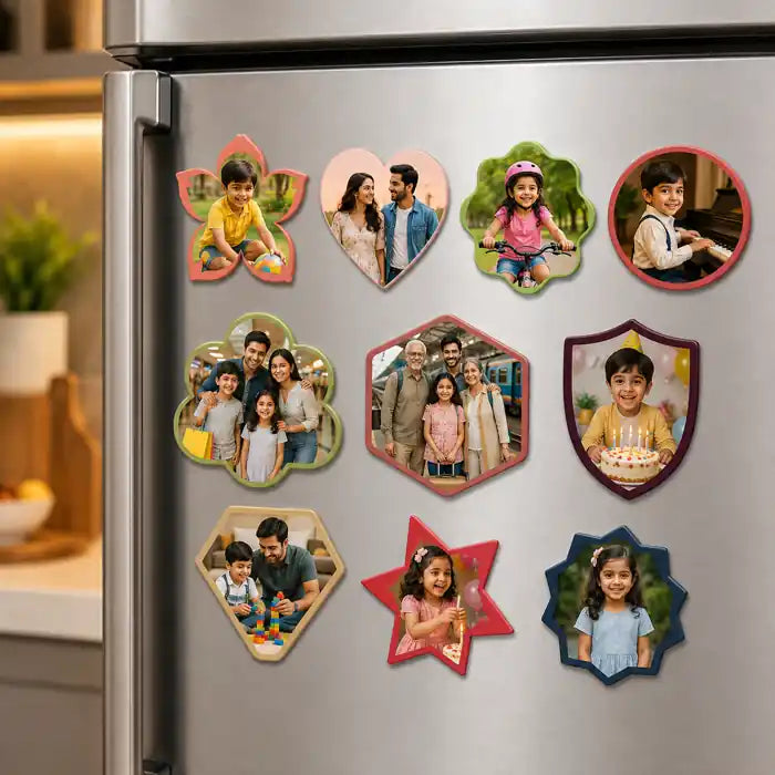 Photo Magnets - Assorted designs (Set Of 10)