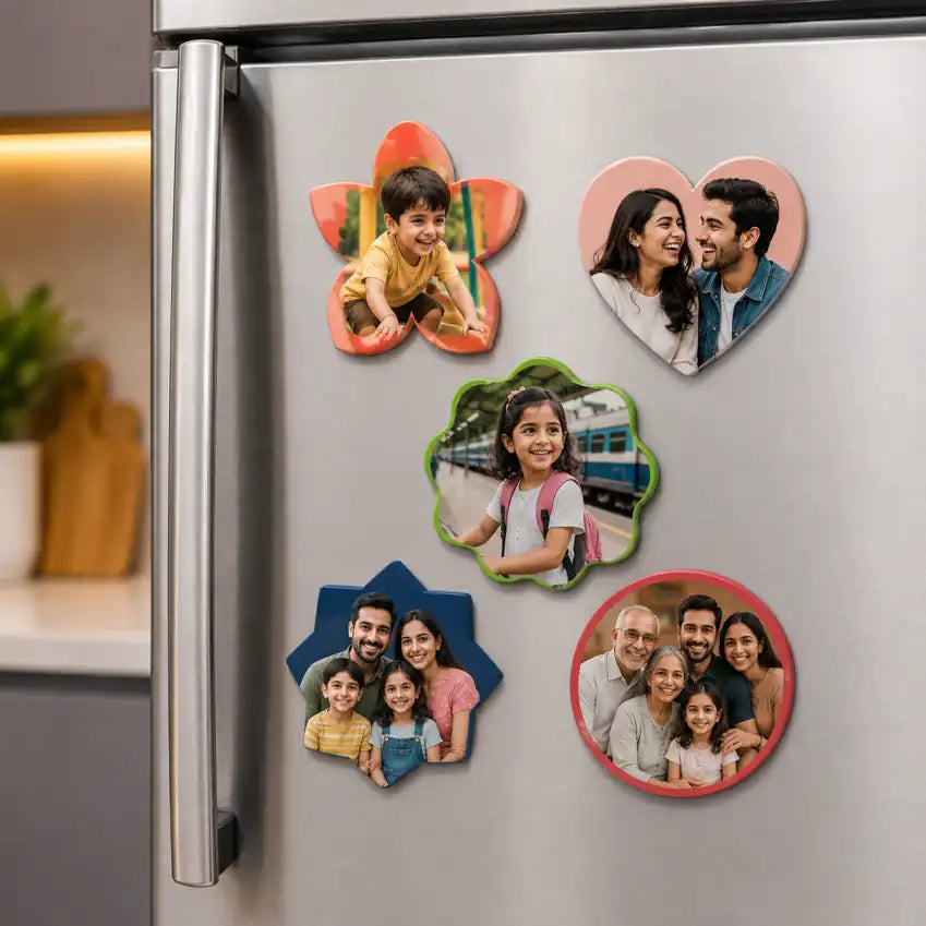 Photo Magnets - Assorted designs (Set Of 5)
