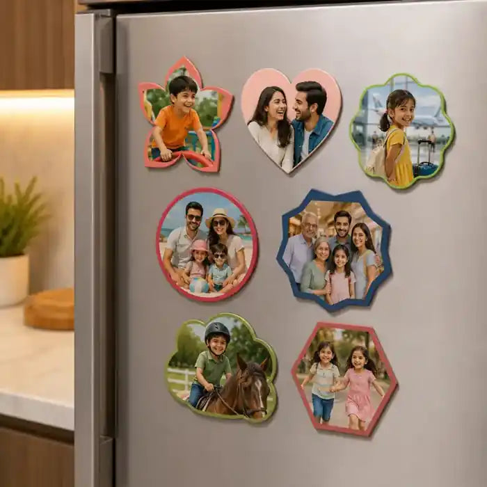 Photo Magnets - Assorted designs (Set Of 7)